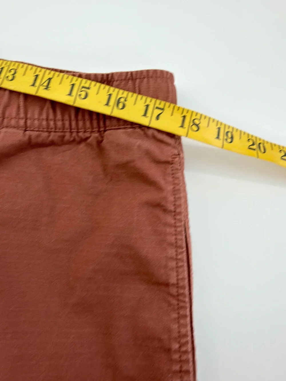 Vuori Men's Ripstop Shorts burnt orange terracotta color size XL 8” inseam
